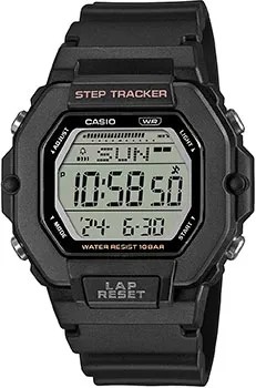 Японские наручные  мужские часы Casio LWS-2200H-1A. Коллекция Digital