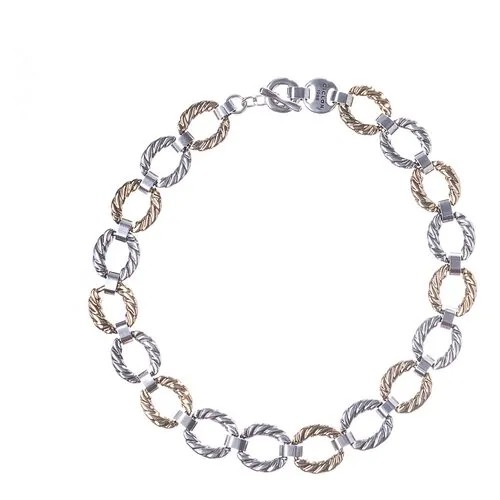 Колье Ciclon, Aldara, двухцветный металл, CN-220817 золотистый