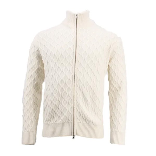 Пуловер Gant CABLE ZIP CARDIGAN, кремовый
