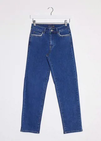 Синие узкие джинсы Vila-Синий