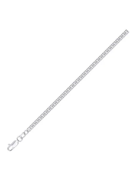 Цепочка женская TOP CRYSTAL 40665134 из серебра, 45 см