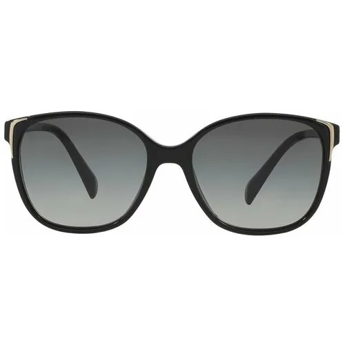 Солнцезащитные очки Prada, черный, серый