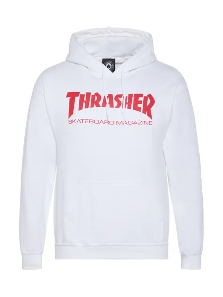 Thrasher толстовка с логотипом журнала Skate Magazine, белый