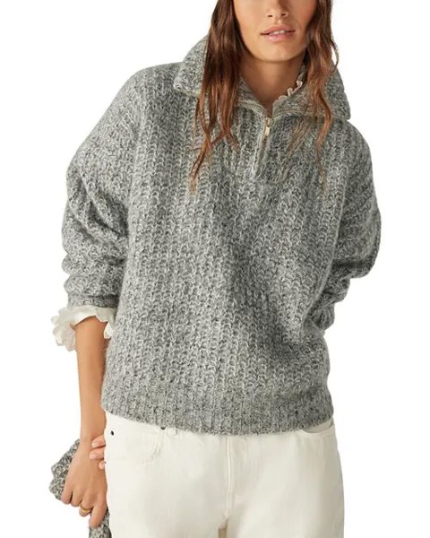 Балтанный вязаный свитер ba&sh, цвет Gray