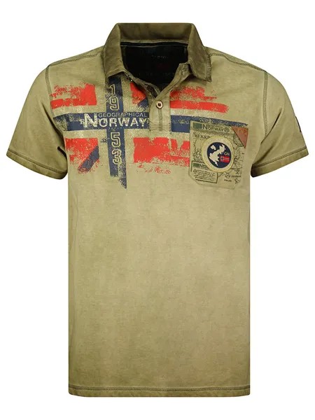 Поло Geographical Norway Kamo, хаки