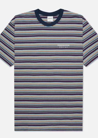 Мужская футболка thisisneverthat L-Logo Striped, цвет синий, размер S