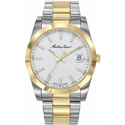 Наручные часы Mathey-Tissot Швейцарские наручные часы Mathey-Tissot H450BI, серебряный
