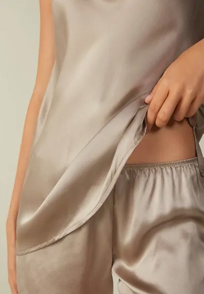 Рубашка для сна V NECK Intimissimi, серо-коричневый