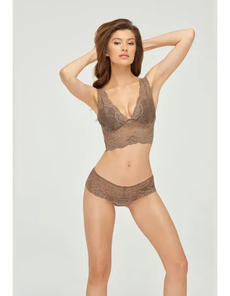 Бюстгальтер без косточек Marc and Andre Bralette FLIRT, коричневый
