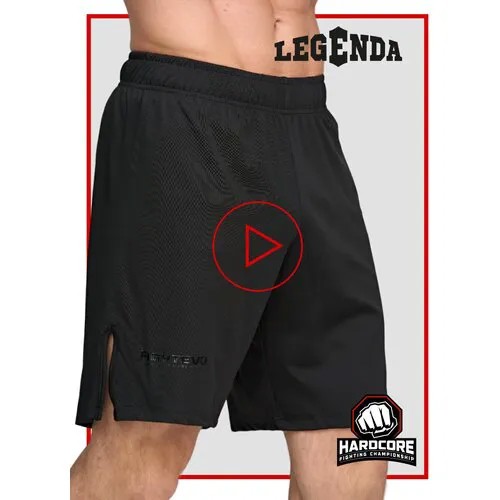 Шорты Legenda, УФ-защита, размер 2XL, черный