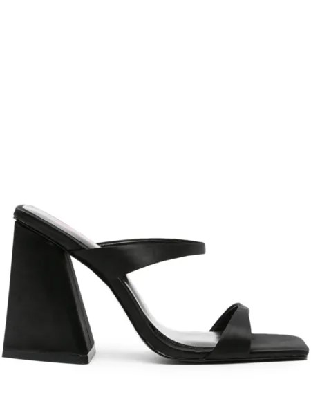 Just Cavalli мюли с квадратным носком, черный