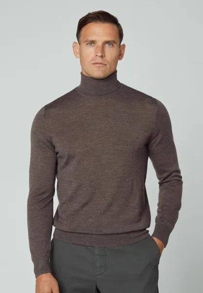 Свитер Roll Neck Hackett London, цвет bark brown