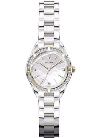 Японские наручные  женские часы Bulova 98R263. Коллекция Sutton