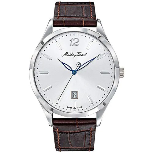 Наручные часы Mathey-Tissot Urban Швейцарские H411AS, серебряный