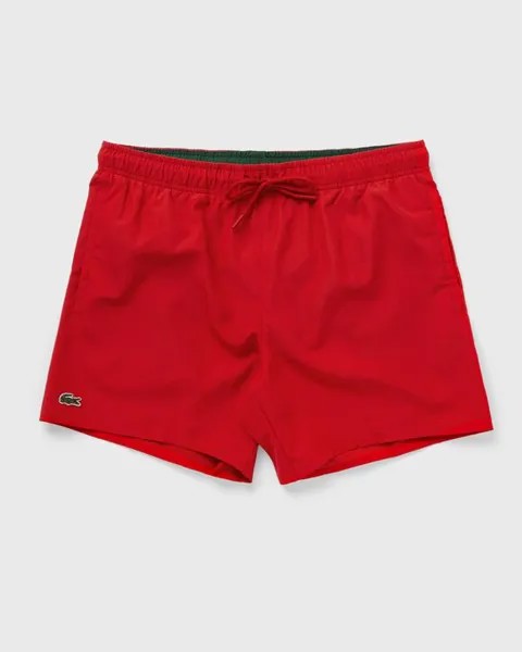Плавки Lacoste Quick-Dry Swim Trunks, цвет red/green