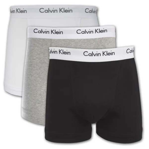 Боксеры CALVIN KLEIN UNDERWEAR Calvin Klein Boxershorts 3 шт, цвет Schwarz / Weiß / Grau