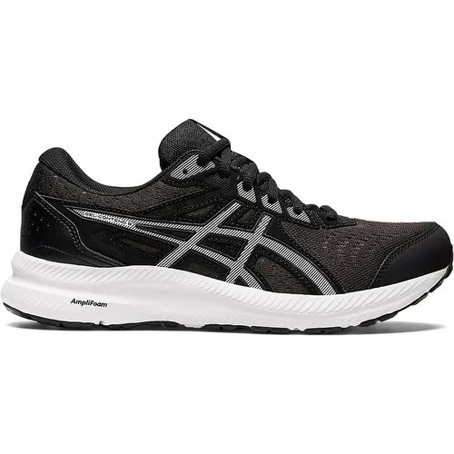 Кроссовки ASICS GEL-CONTEND 8, полнота F (EU)/ на среднюю стопу, размер 6 US, черный/белый
