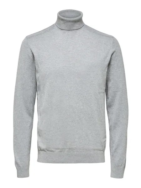 Пуловер SELECTED HOMME SLHBERG ROLL NECK, серый