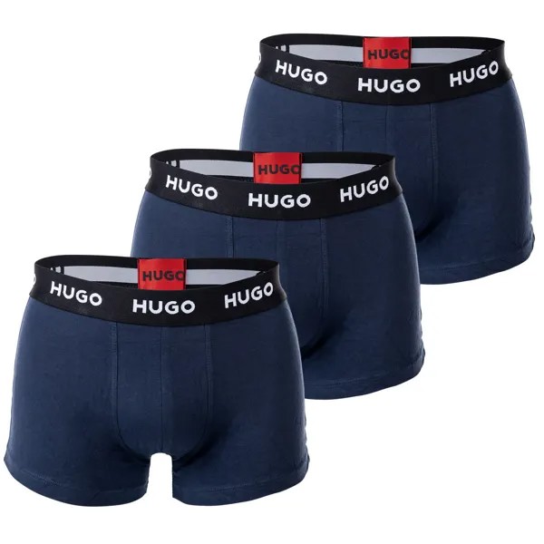 Боксеры HUGO Boxershort 3 шт, синий