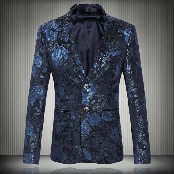 Новинка, Лидер продаж 2020, искусственная Свадебная винная темно-синяя смокинг, куртка большого размера, искусственная кожа #809