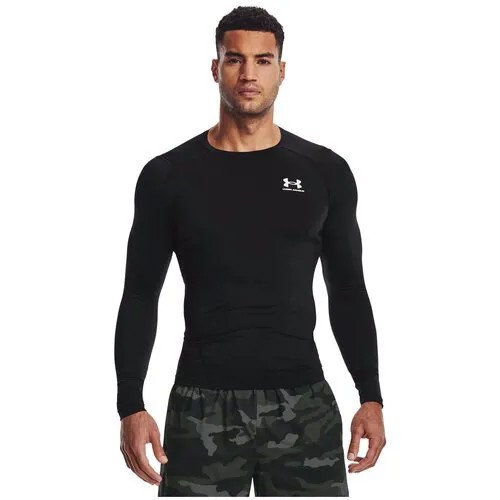 Лонгслив Under Armour Hg Comp Ls Tee Черный Mdt 1361524-001