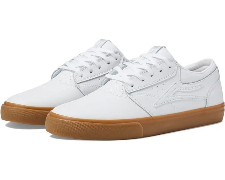 Кроссовки Lakai Griffin, цвет White/Gum Leather