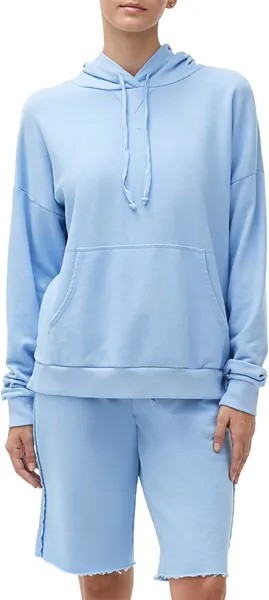 Худи Michael Stars Zion High-Low Hoodie in Hermosa French Terry, цвет Sky