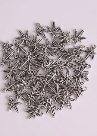 60шт DIY ювелирный кулон в форме листа