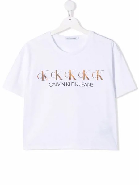 Calvin Klein Kids футболка с логотипом