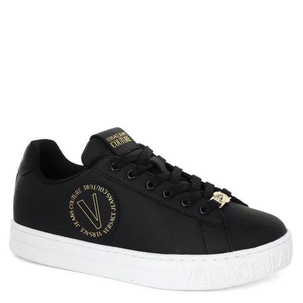 Кеды женские Versace Jeans Couture 74VA3SK3 черные 39 EU
