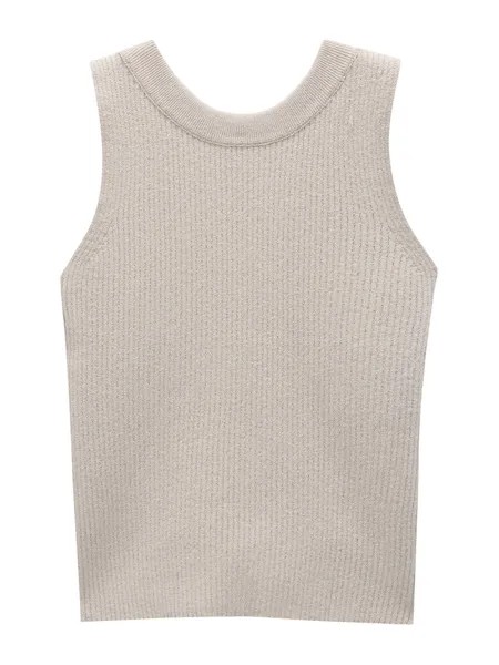 Топ Pull&Bear, цвет Stone