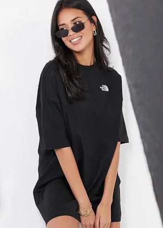 Черное платье-футболка The North Face эксклюзивно для ASOS-Черный цвет