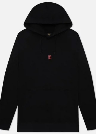 Мужская толстовка Edwin Fortress Collage Hoodie, цвет чёрный, размер M