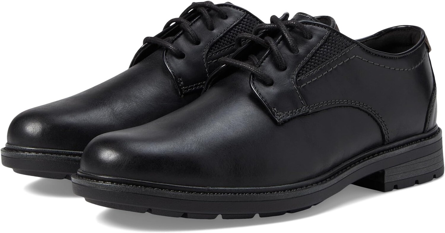 Оксфорды Un Shire Low Clarks, черная кожа