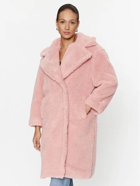 Зимнее пальто стандартного кроя Guess, розовый