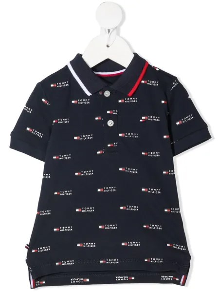 Tommy Hilfiger Junior рубашка поло с монограммой