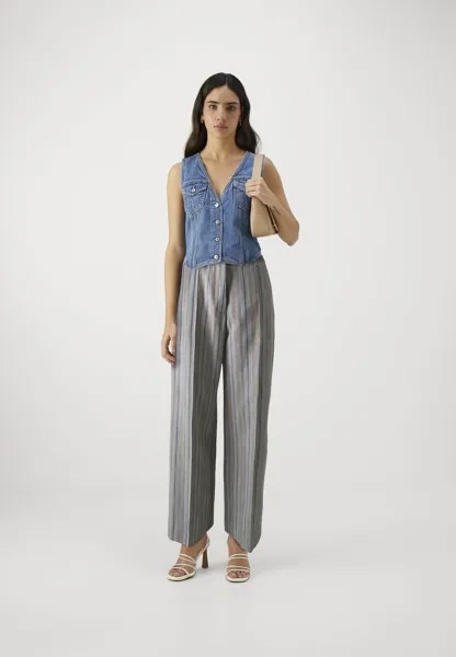 Тканевые брюки SALENI TROUSERS Samsøe Samsøe, серый