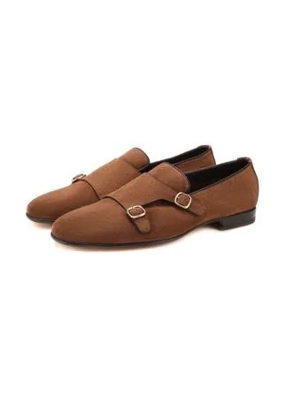 Замшевые монки Santoni