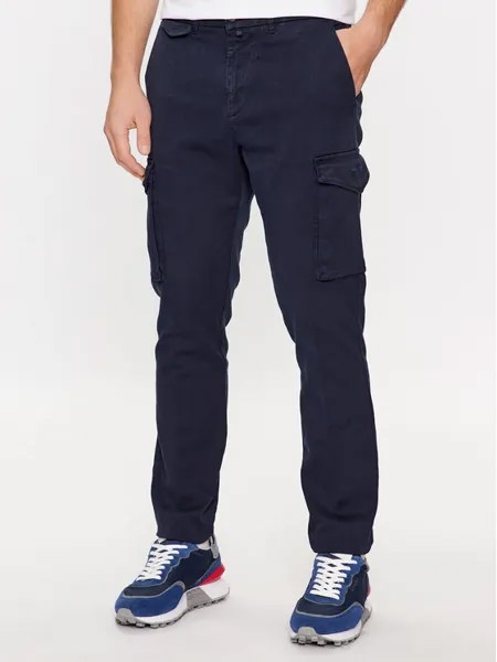 Тканевые брюки стандартного кроя Aeronautica Militare, синий