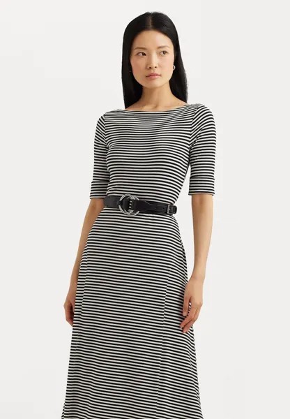 Платье из джерси MUNZIE Lauren Ralph Lauren, молоко