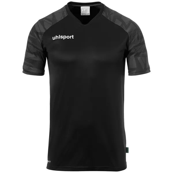 Рубашка uhlsport Trainings T Shirt GOAL 25 TRIKOT KURZARM, черный
