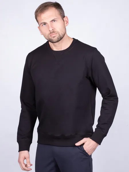 Свитшот мужской Oxouno OXO 0676 FOOTER 01 черный XXL