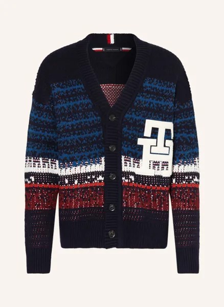 Кардиган TOMMY HILFIGER, темно-синий
