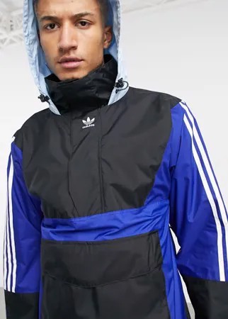 Синяя лыжная куртка-анорак adidas Snowboarding 10k-Голубой