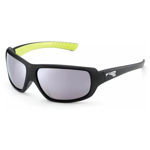 Солнцезащитные очки LiP Sunglasses LiP FLO / Matt Black - Mustard / PC VIVIDE™ Copper Smoke Silver Mirror, черный
