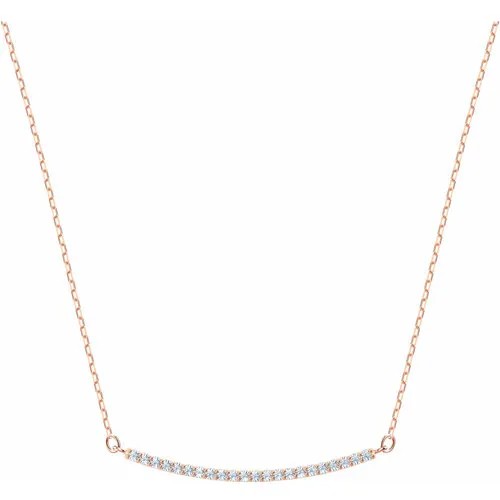 Колье SWAROVSKI, кристаллы Swarovski, длина 38 см, золотой