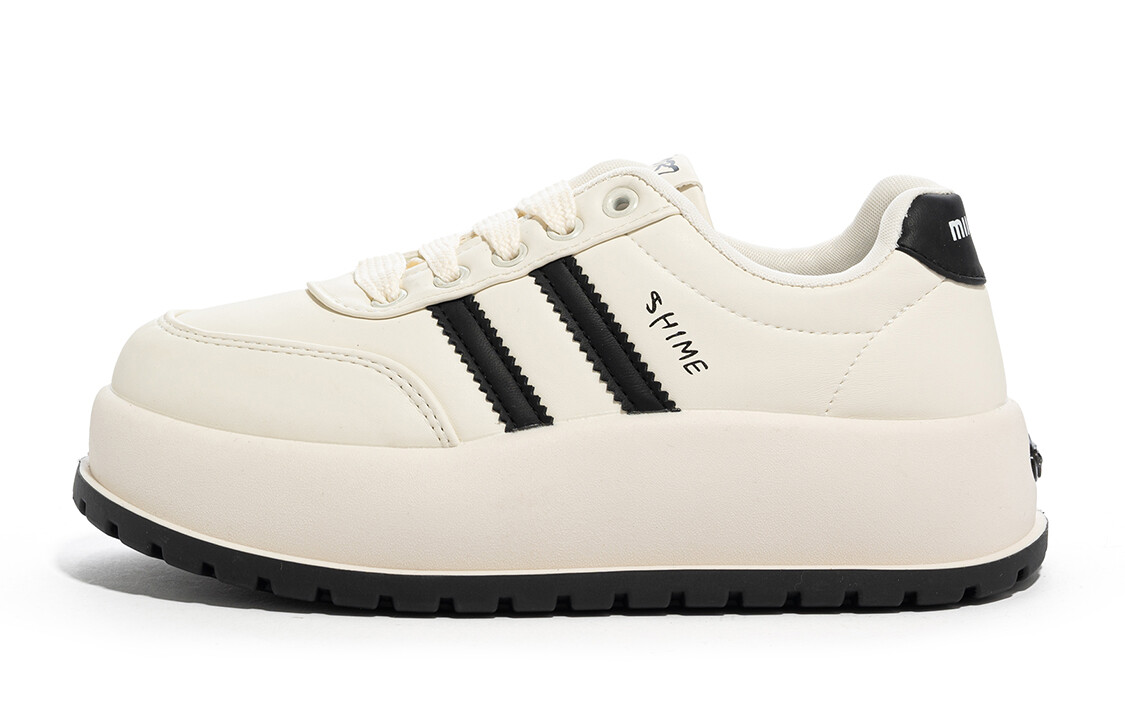 Кроссовки Mirith Miracer Skateboarding Shoes Women's Low-top, белый/черный