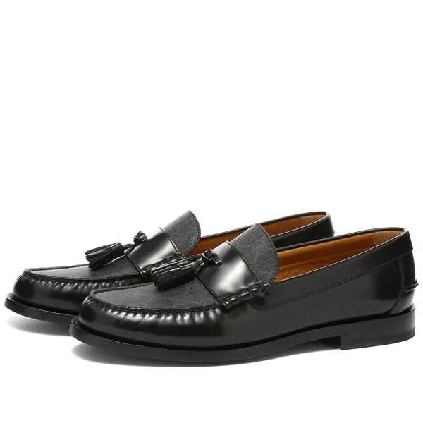 Мокасины Gucci Kaveh GG Supreme Tassle Loafer