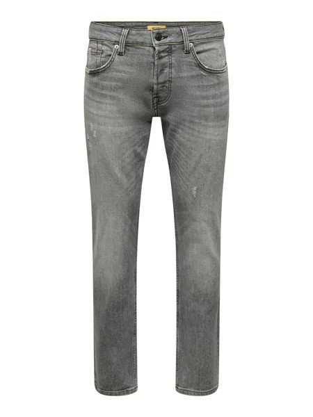 Обычные джинсы Only & Sons Weft, серый
