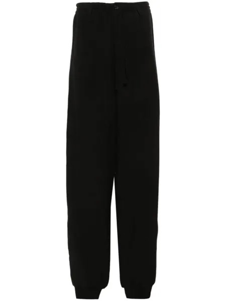 Yohji Yamamoto брюки с эластичным поясом, черный